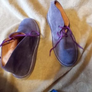 Ocram Purple Suede Chukka Dessert Boots